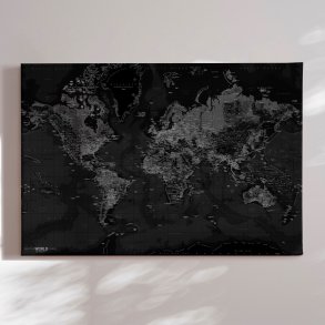 World Map - Dark