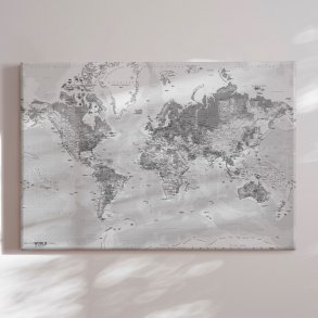 World Map - Light