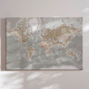 World Map - Grey