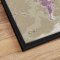 Pin Board - World Map - Purple